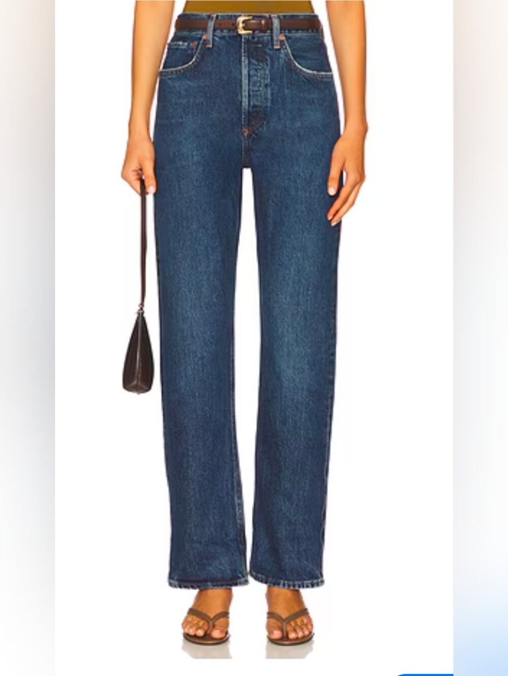 Agolde Remy High Rise Straight Leg Jeans - Picture 2 of 11